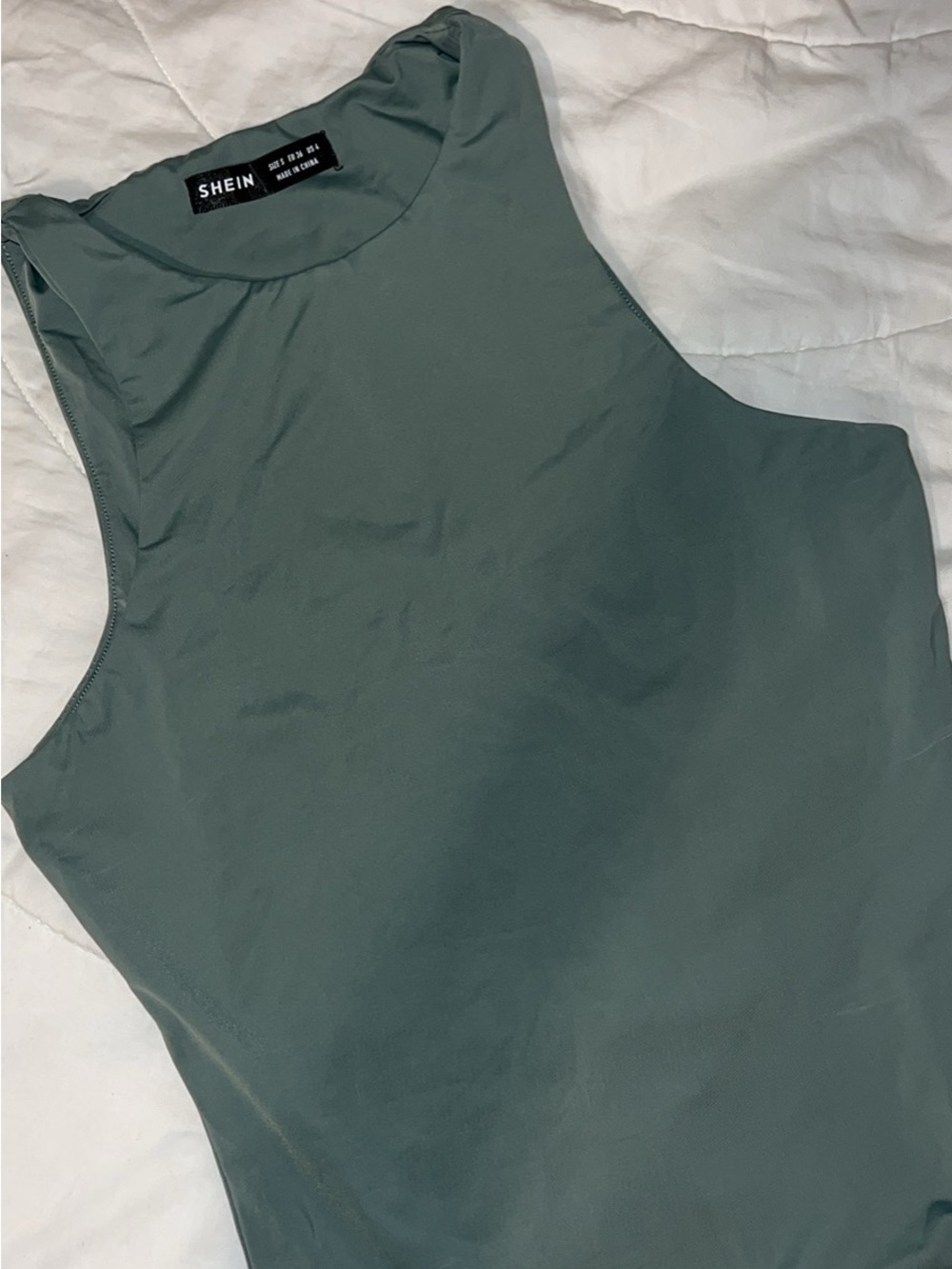 Womens Racerback Bodysuit size small